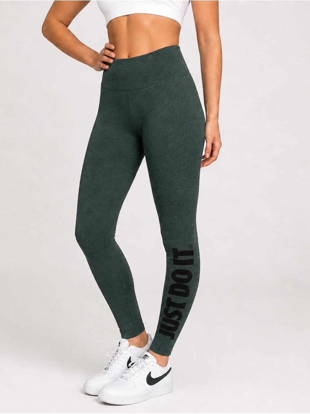 Nike “Just Do It” Leggings – Women’s Medium, Hunter Green, NWOT